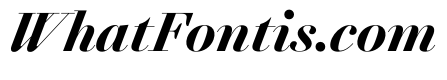 AgathaItalicVAR CondensedBlackContrastItalic Instance