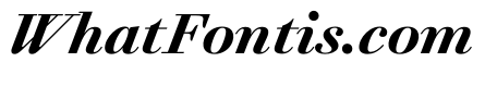 AgathaItalicVAR BlackItalic Instance