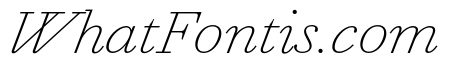 Agatha ThinItalic Ad278896