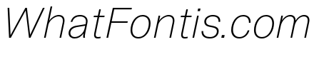 NCFontina Ultra LightItalic