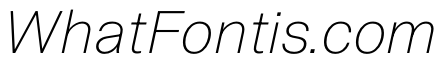 NCFontina Ultra LightItalic Instance