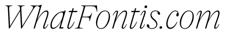 NaNSuperXSerifHeadline PREVIEW ThinItalic