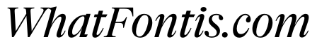 NaNSuperXSerifHeadline PREVIEW MediumItalic