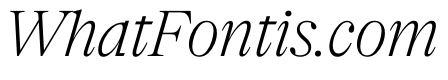 NaNSuperXSerifHeadline PREVIEW LightItalic
