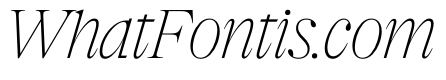 NaNSuperXSerifDisplay PREVIEW ThinItalic