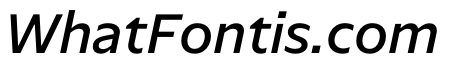 NaNSerfSans MediumItalic