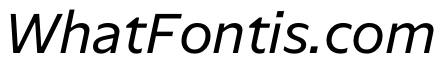 NaNSerfSans Italic