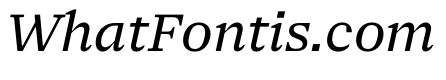 NaNSerfAText Italic