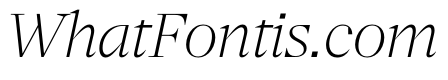 NaNSerfADisplay ExtraLightItalic