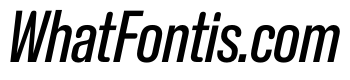 NaNHoloX Condensed PREVIEW MediumItalic