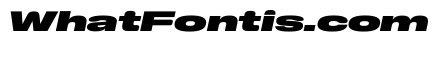 NaNHoloGigaWide PREVIEW BlackItalic
