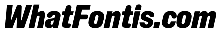 NaNHoloCondensed PREVIEW BlackItalic