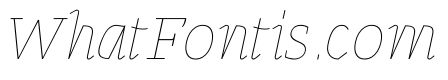 MTArchi SuperHairlineItalic