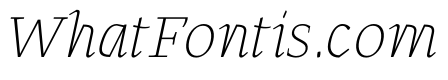 MTArchi ExtraLightItalic