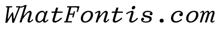 TriplicateAItalic