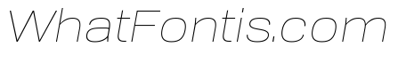 TofinoWide ThinItalicPersonal