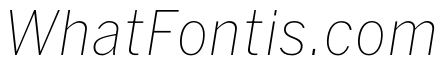 HEXFranklinv04 NarrowThinItalic Instance