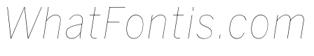 HEXFranklinv04 NarrowHairlineItalic Instance