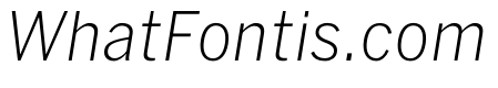 HEXFranklinv04 NarrowExtralightItalic Instance
