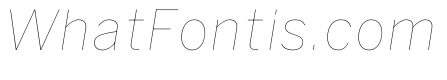 HEXFranklinv04 HairlineItalic Instance