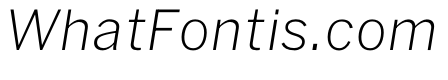 HEXFranklinv04 ExtralightItalic Instance