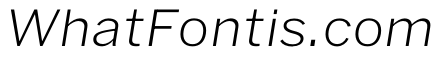 HEXFranklinv04 ExtralightItalic Instance 489209f9