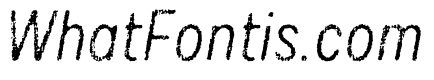 Draft Natural Lo Res Condensed Regular Italic