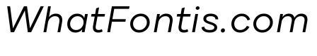 Draft Extra Expanded Regular Italic
