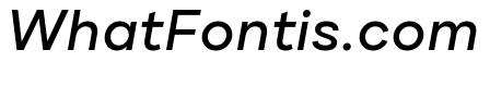 Draft Extra Expanded Medium Italic