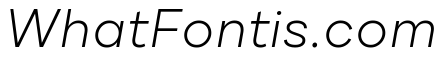 Draft Extra Expanded Light Italic