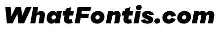 Draft Extra Expanded Black Italic