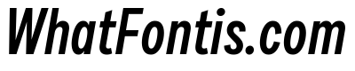 Draft Extra Condensed Semi Bold Italic