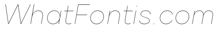 Cardium Wide Hairline Italic