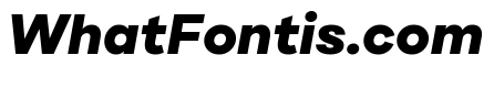 Cardium Wide Extra Bold Italic