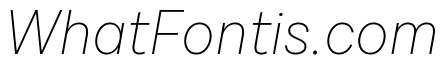 Cardium Narrow Thin Italic
