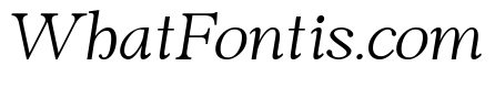 Nobleman Book Italic