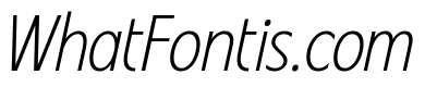Fifties Thin Italic