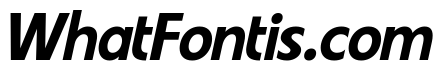 Fifties Semi Expanded Medium Italic