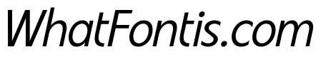 Fifties Semi Expanded Light Italic