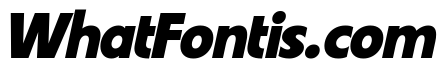 Fifties Semi Expanded Bold Italic