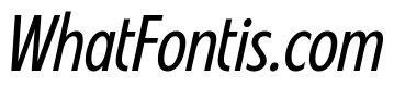 Fifties Semi Condensed Light Italic