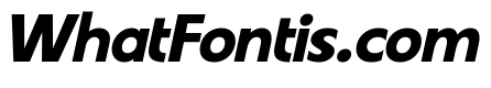 Fifties Expanded Semi Bold Italic