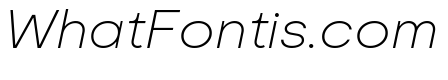 Moderat Extended Thin Italic