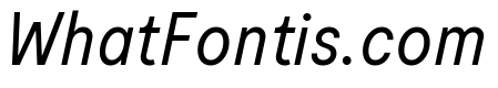 Moderat Condensed Regular Italic