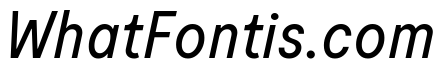 Moderat Condensed Book Italic