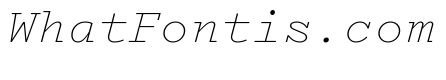 Recipient Light Italic