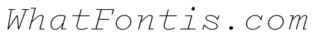 Recipient Italic