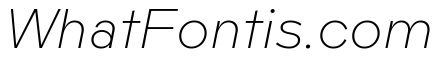 Landform Ultra Light Italic