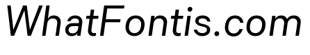 Common Shapes Regular Italic