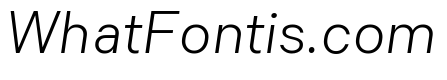 Common Shapes Light Italic